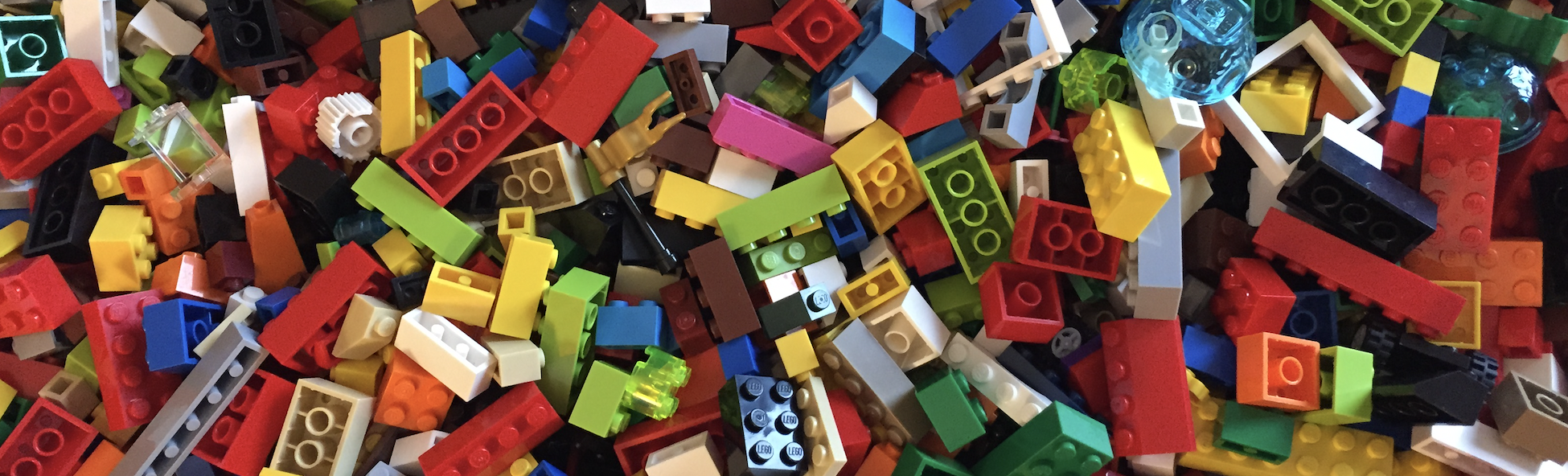 Pile of random LEGO blocks